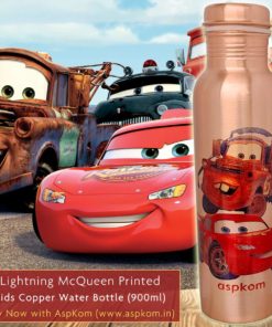 Kids Copper Bottle, Water Bottle for Kids, McQueen, Disney